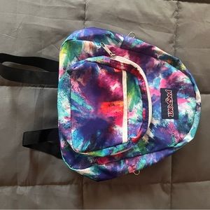 Jansport tie dye mini backpack
